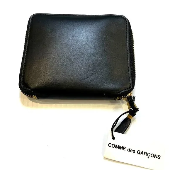 Commes de Garcon - Soft Black Leather Zippered Wallet NWT - Picture 4 of 4